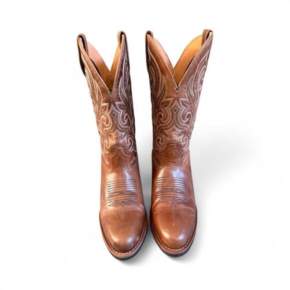 Durango DRD0475 Women’s 8 Caramel Leather Western R-Toe Boots - Picture 3 of 7